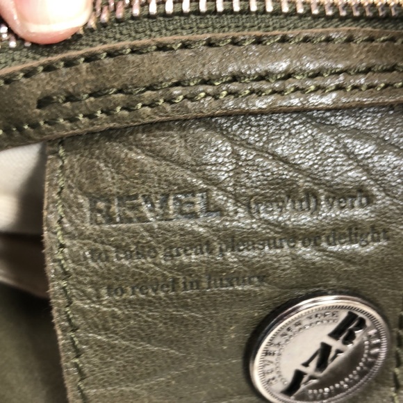 Revel New York Two Tone Leather Saddlebag - Picture 10 of 13